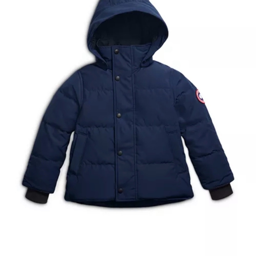 Canada Goose Kids - Atlantic Navy Hooded Parka Jacket - Size 4/5 110/56